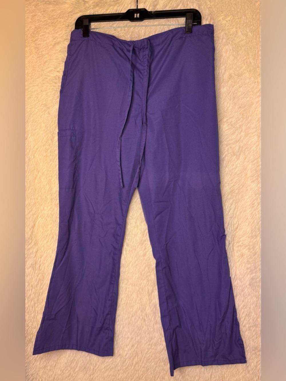 Uniform City Scrub Pants M Purple Cargo Pocket Drawstring | 4 for $25 Scrub Sale